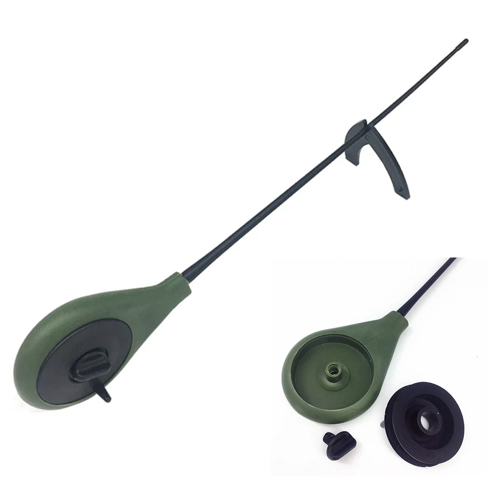 يمكن ثني صنارة الصيد المحمولة صلابة قوية البلاستيك مرونة جيدة قبضة جيدة الجليد الصيد رود ضوء مقبض غير قابل للانزلاق