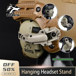 Hanging Headset Stand Tactical Accessory Fast 360° Rotation For Walker's Imapct Sport Headphone Adapte Wendyt Helmet Rail