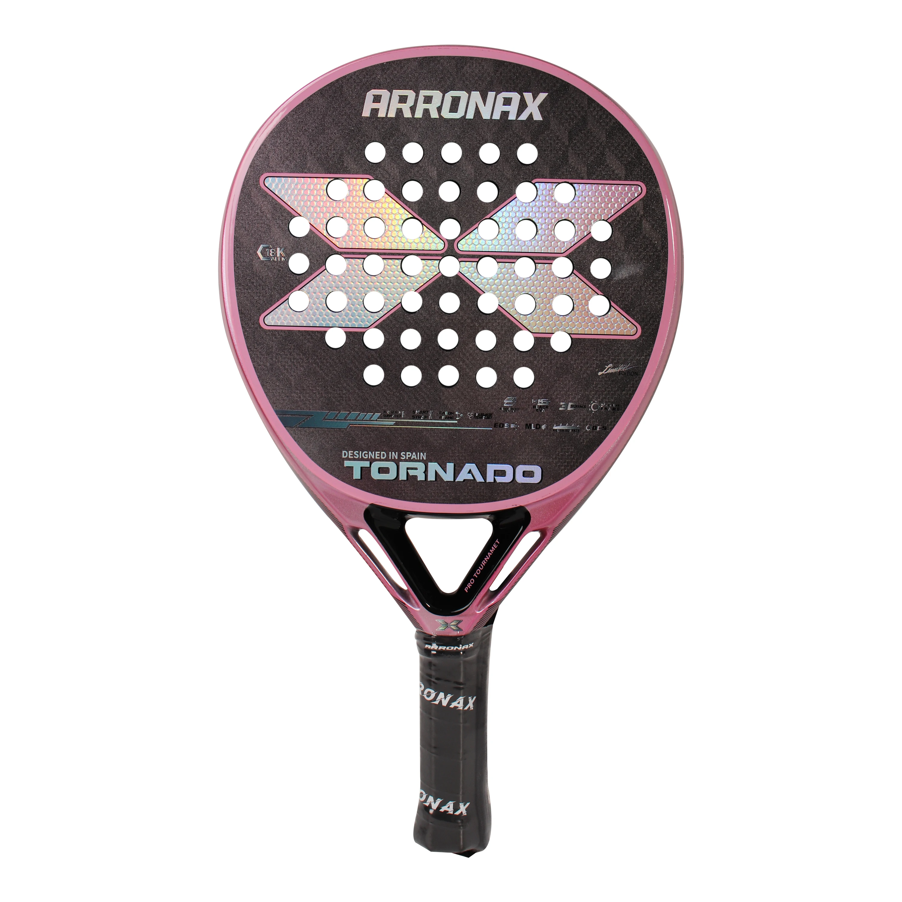Arronax Professional Custom Paleta De Padel 3D 18k Padel Racket Paddle Tennis Rackets