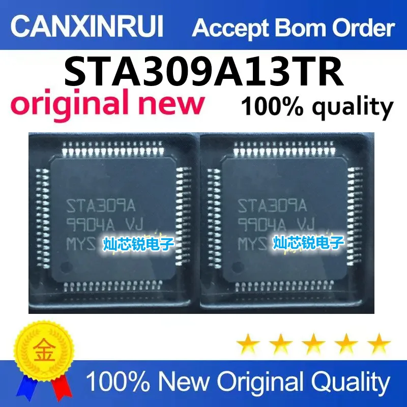 

STA309A13TR silk screen STA309A video drive audio processor QFP-64 package