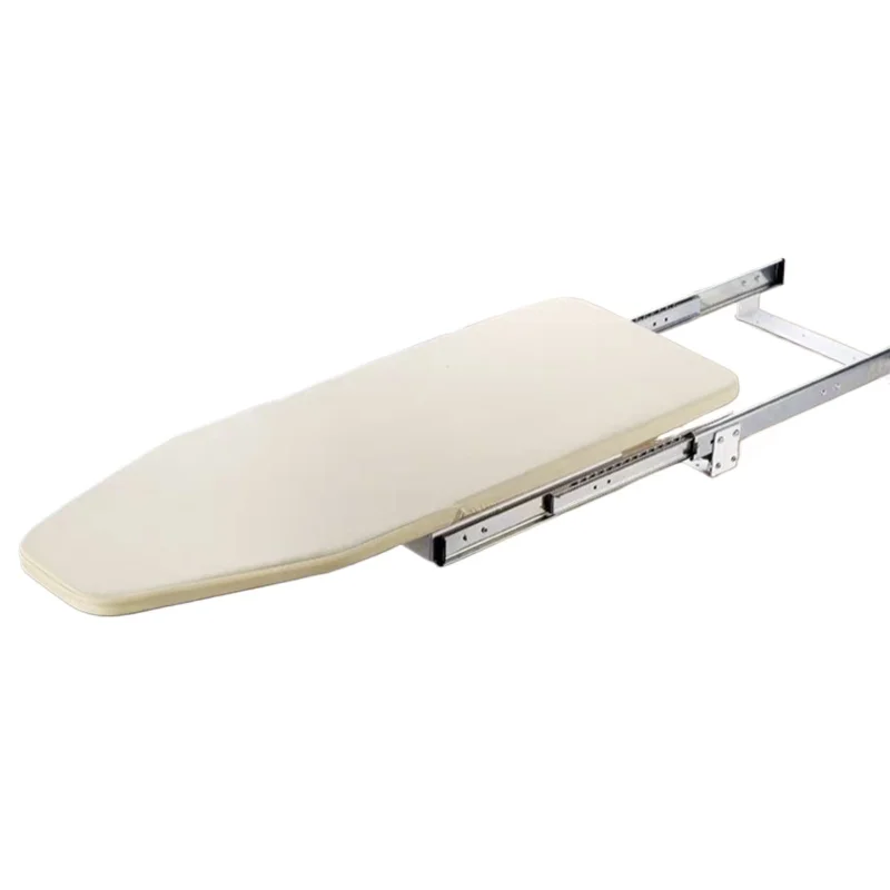 Cloakroom home folding wardrobe ironing board hidden ironing board electric iron stand push-pull damping ironing