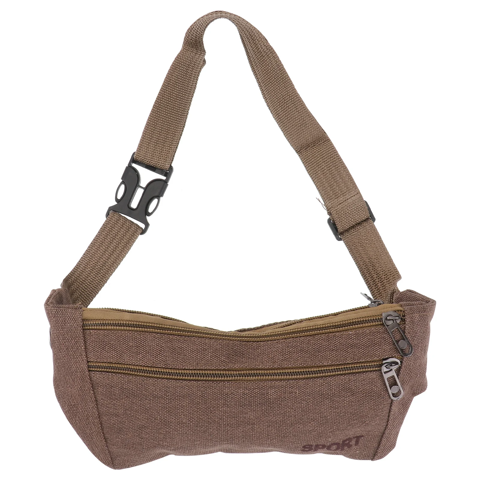 

Lightweight Waterproof Canvas Waist Pack Adjustable Sports Mobile Phone Pouch Running Hiking Riding