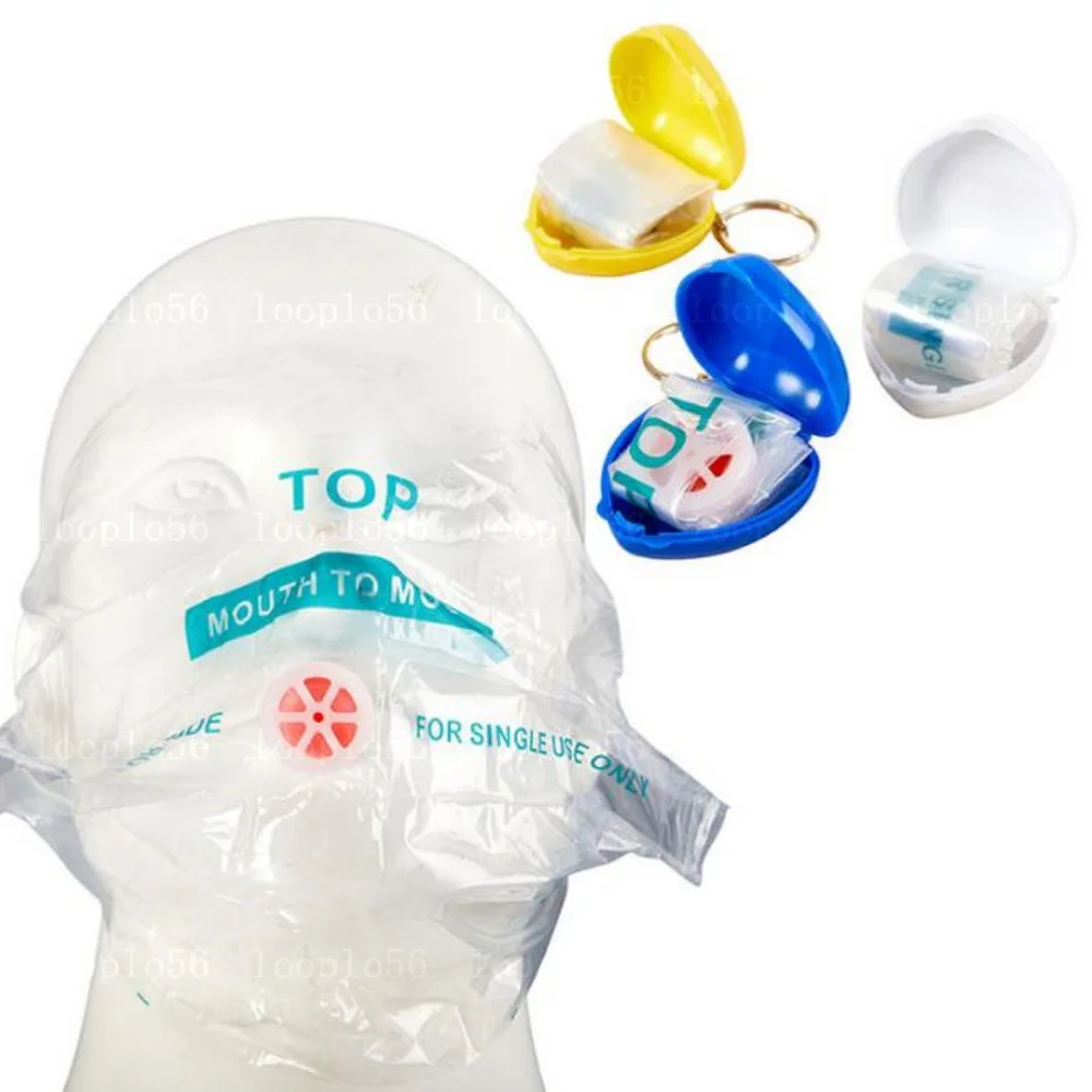 10-個-cpr-マスク-cpr-フェイスシールド-cpr-蘇生器用-ワンウェイキーホルダー付き-ハート型応急処置キット-パーソナルヘルスケア