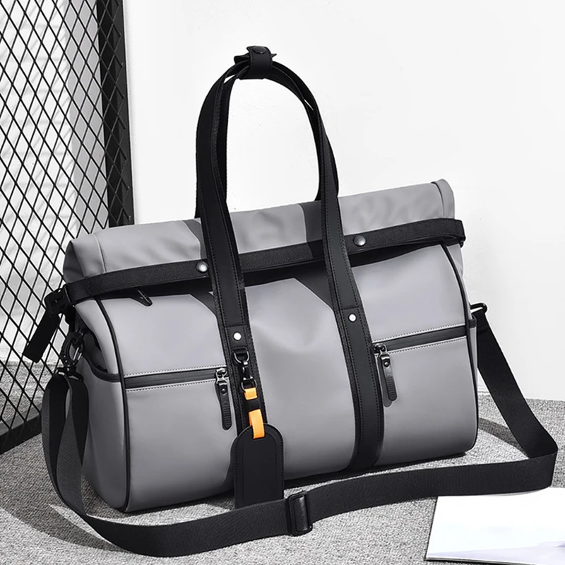 

34L-41L Travel Bag Dry Wet Separation Luggage Handbag Men Commute Shoulder Bag Waterproof Sport Fitness Pack Expandable Yoga Bag