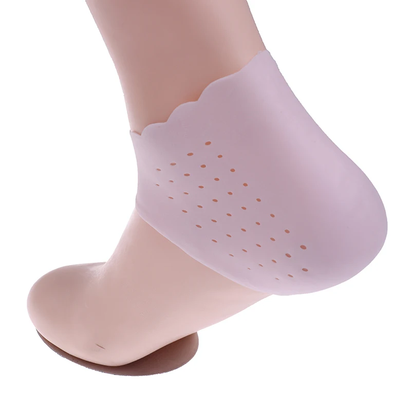 Calcetines de silicona para el cuidado de los pies, Gel hidratante para el talón, piel agrietada, hombre y mujer