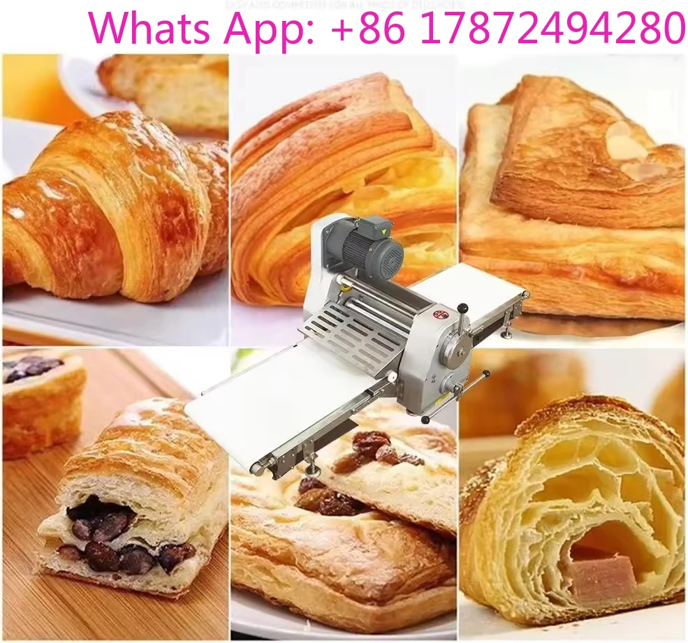 Commercial Desktop Shortening Machine Vertical Pastry Opener Stainless Steel 400T Dough Sheeter