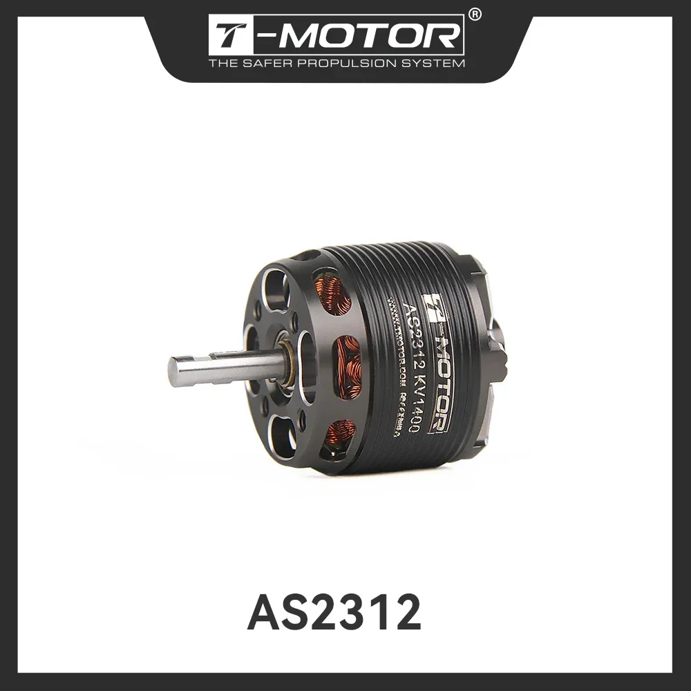 

T-MOTOR AS2312 KV1150 KV1400 KV1900 Бесщеточный двигатель с длинным валом для радиоуправляемого дрона с фиксированным крылом