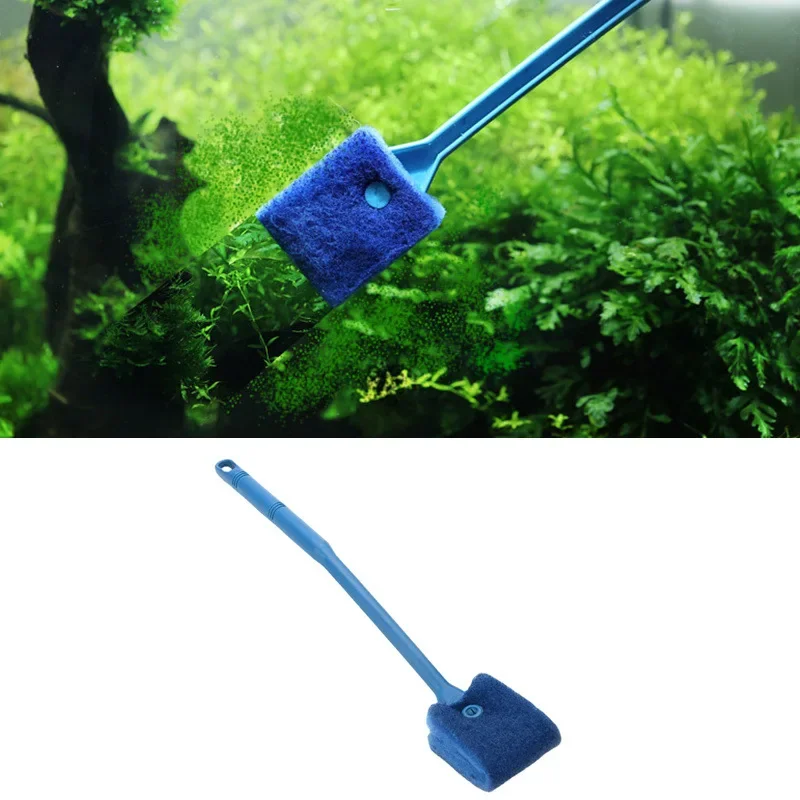 1PC Double-Sided Sponge Cleaning Brush High Quality Fish Tank Aquarium Algae Removal Brush Household Aquarium Cleaning Tool