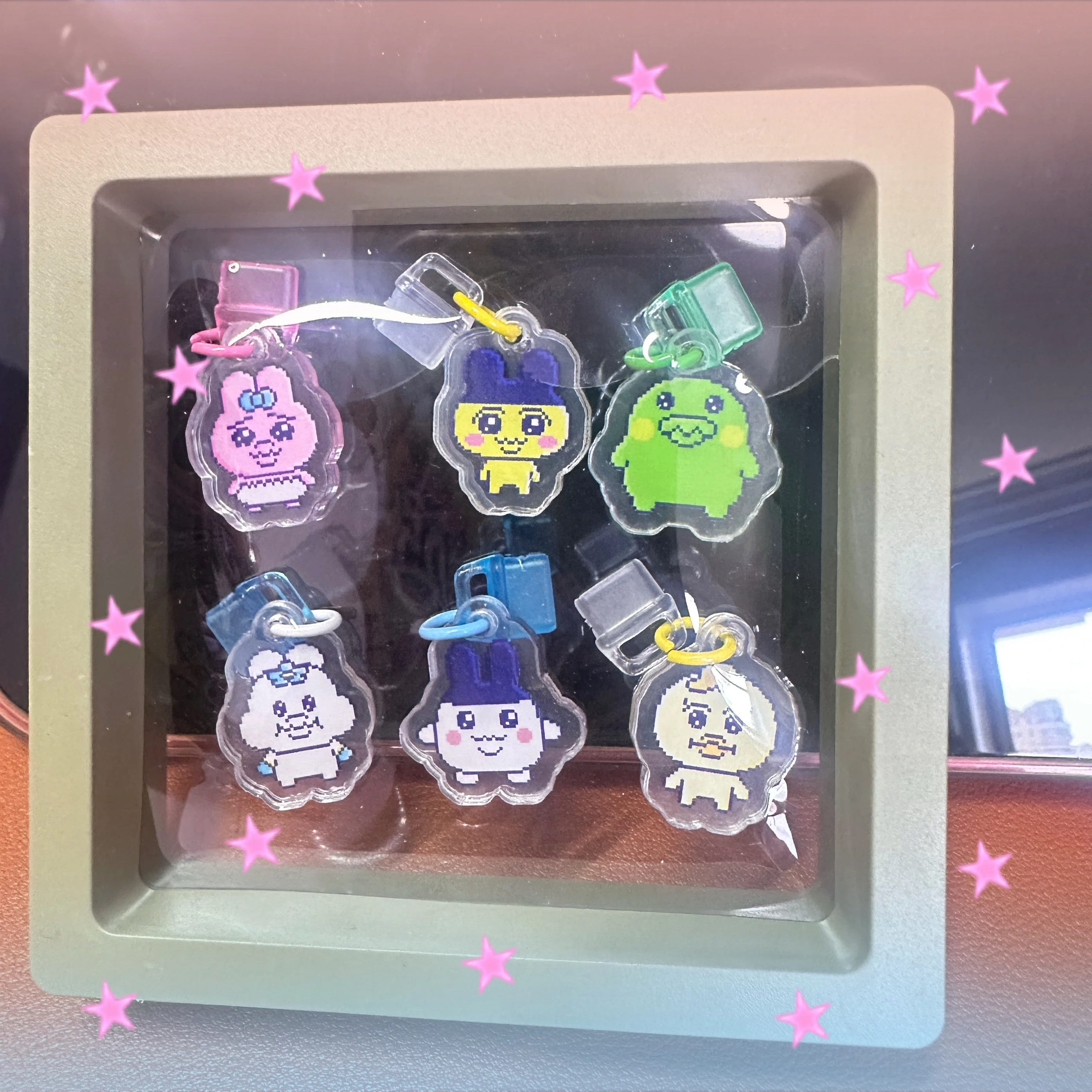 In Stock Pants Rabbit Series Tamagotchi Uni Stickable Panel Paper Electronic Pet Accessories Decoration Gift
