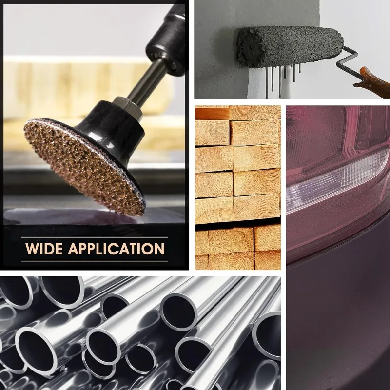 25 PCS Sanding Discs 2 Inch Coarse Quick Change Roll Lock Disc Die Grinder Sanding Disc Coarse Surface Conditioning Discs