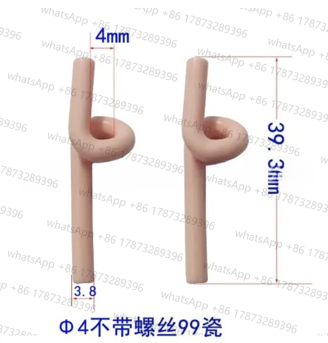 10Pieces Ceramic Pigtail Ceramic Over-coil M3 M4 M5 Tensioner Fitting Pigtail Wire Guide