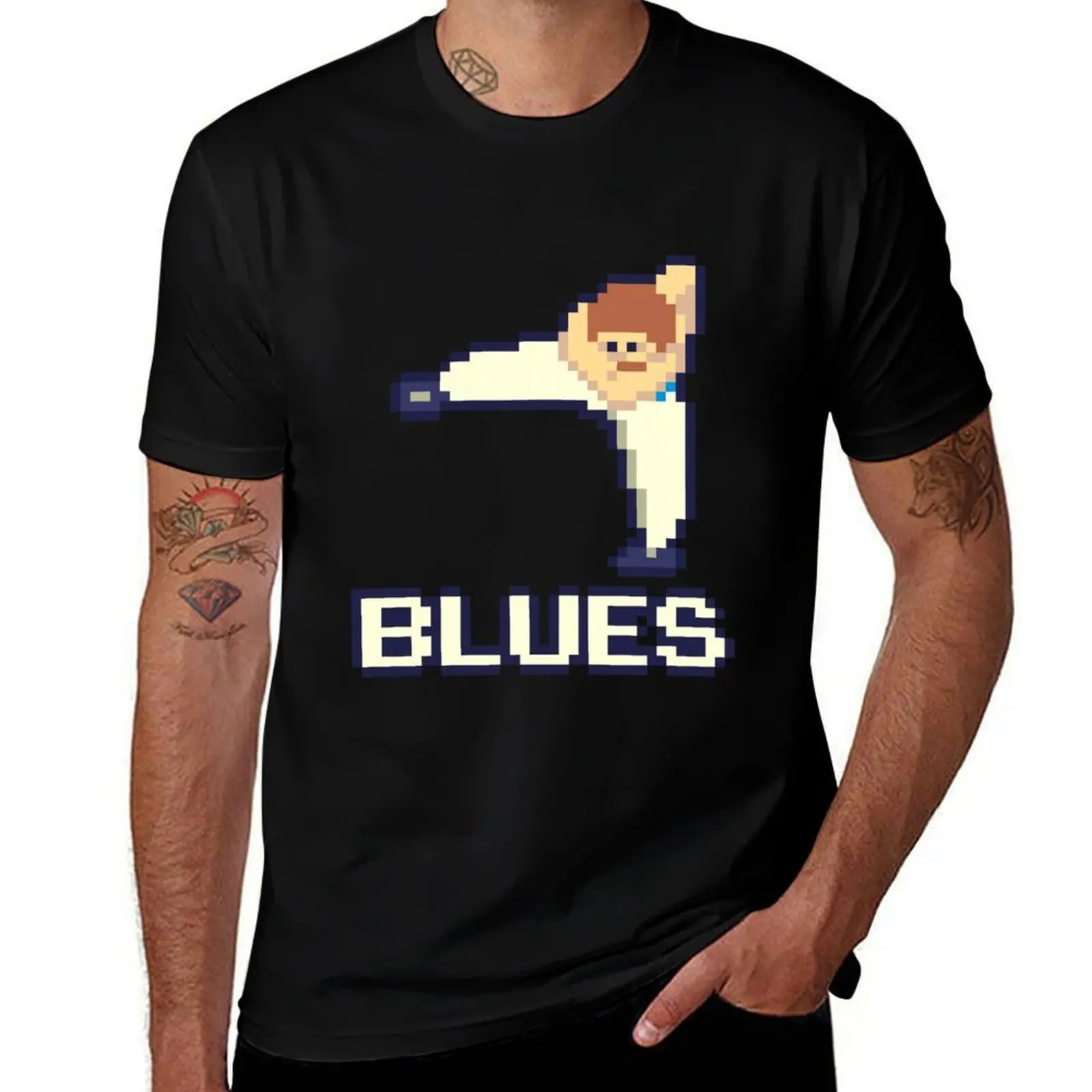 

t t Blues man Kung for Yie man shirt shirt Ar designer Fu T-Shirt