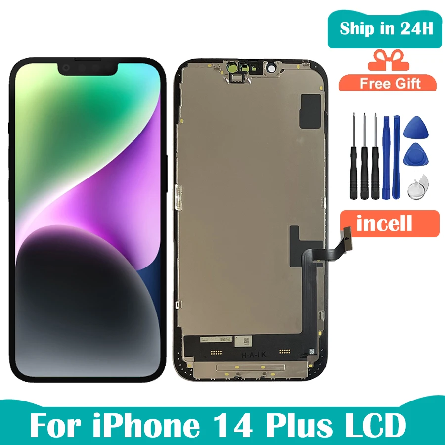 New Incell For iPhone 13 13 Mini 14 14 Plus LCD Display 3D Touch Screen Digitizer Panel For iPhone 13 Tested LCD