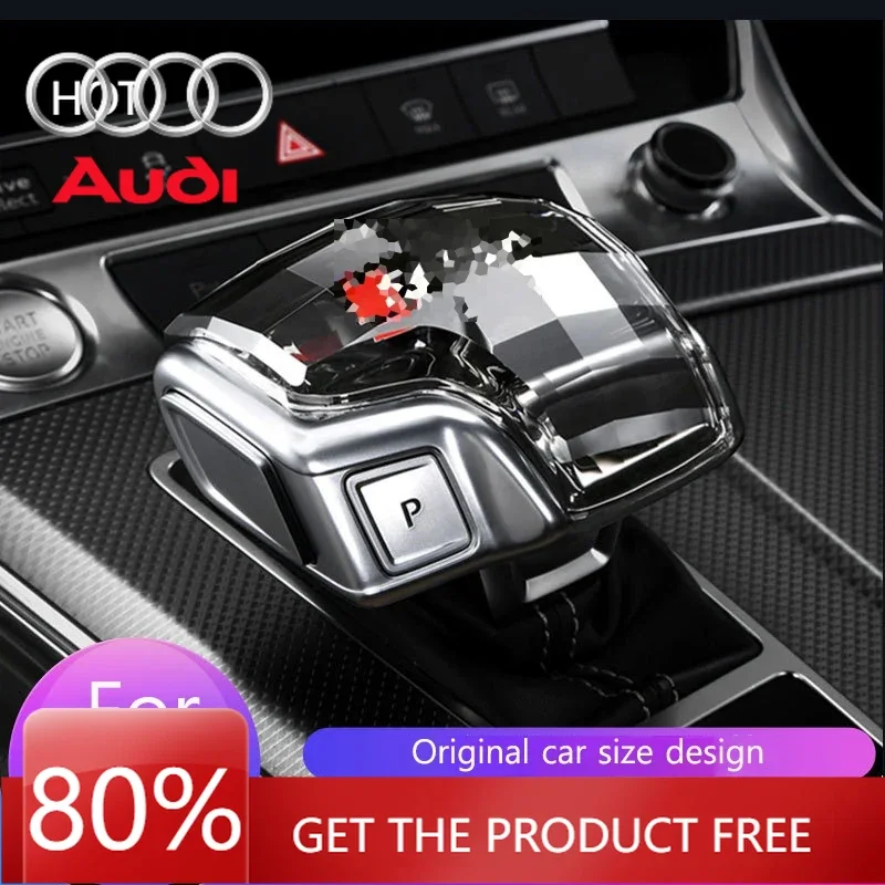 

2026 Hot Interior Stickers For Audi A4 A5 A6 A7 A8L Q5 Q7 Q8 RS4 RS5 RS6 RS7 S4 S5 SQ5 QS8 Crystal gear head Shift head Transmis