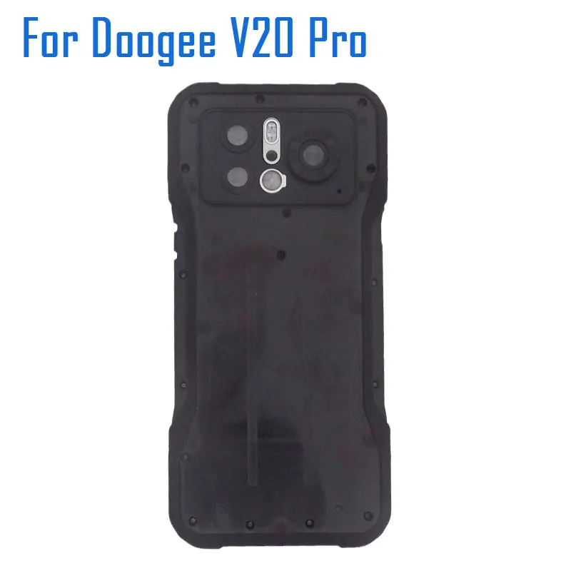 New Original DOOGEE V20 Pro Battery Cover With Rear Main Camer Lens Night Vision Camera Lens Glass Cover For DOOGEE V20Pro Phone