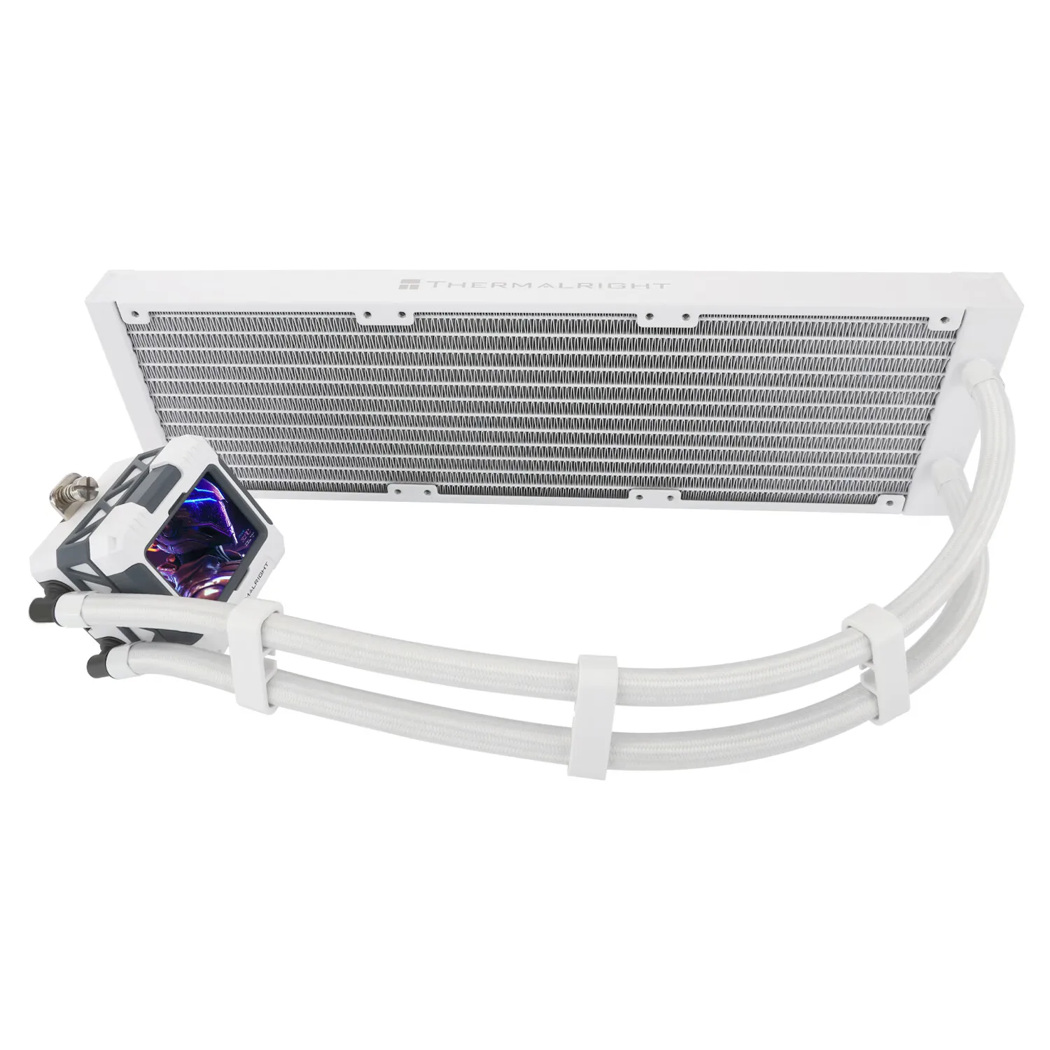 

Thermalright All-in-One Screen Water Cooling Radiator CPU Cooler FW 360X WHITE No Fan Plate for Computer Case