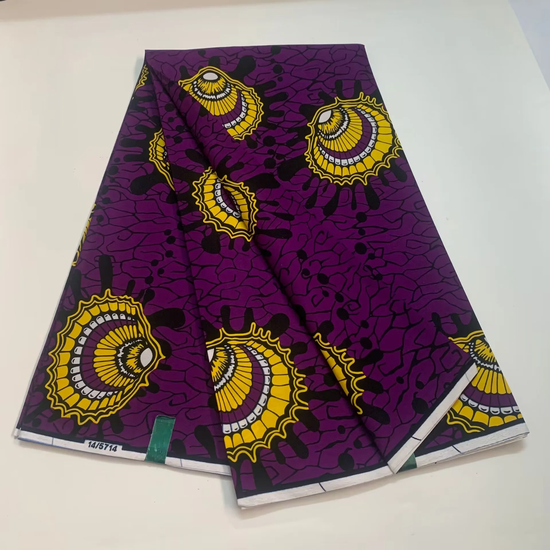 

Most Popular African Real Wax Fabric 100% Cotton Ghana Nigeria Style High Quality Ankara Tissued Print Wax Pagne For Party Dress