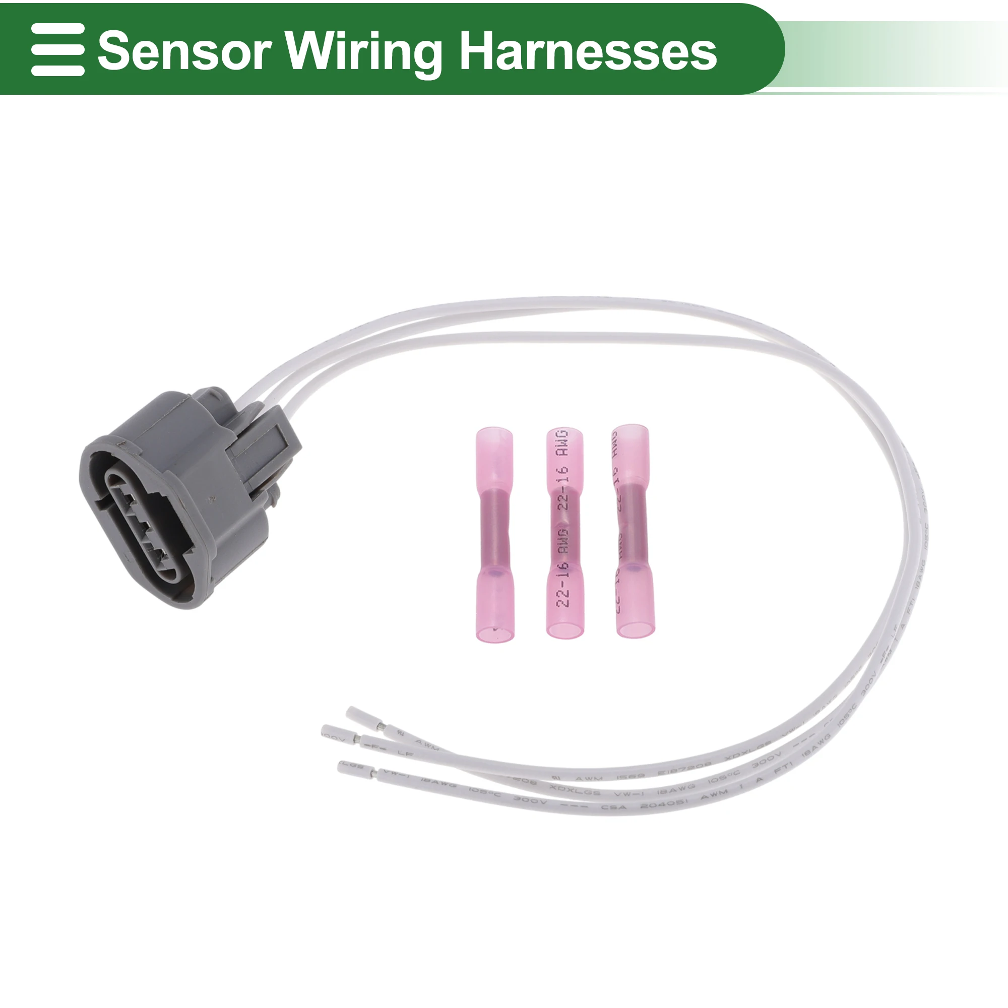 UXCELL 3 Pin Sensor Wiring Harnesses for Mercury Cougar 1994 No.1L3Z9J460AA 1 Set