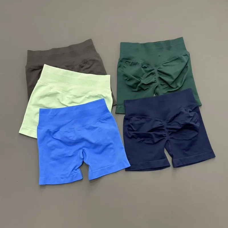 Shorts Deportivos para Mujer, Elásticos, Transpirables, Sin Costuras, Levanta Glúteos, Control de Abdomen, Cintura Alta, para Yo