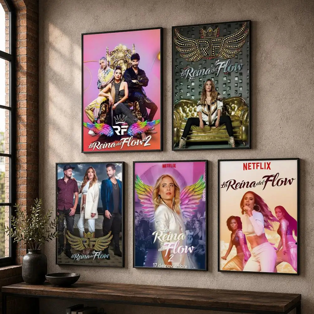 Telenovela T-The Queen of FlowS Peinture Calligraphie Affiches sur toile Art mural pour la maison/le bureau/la dortoir/le salon/la chambre