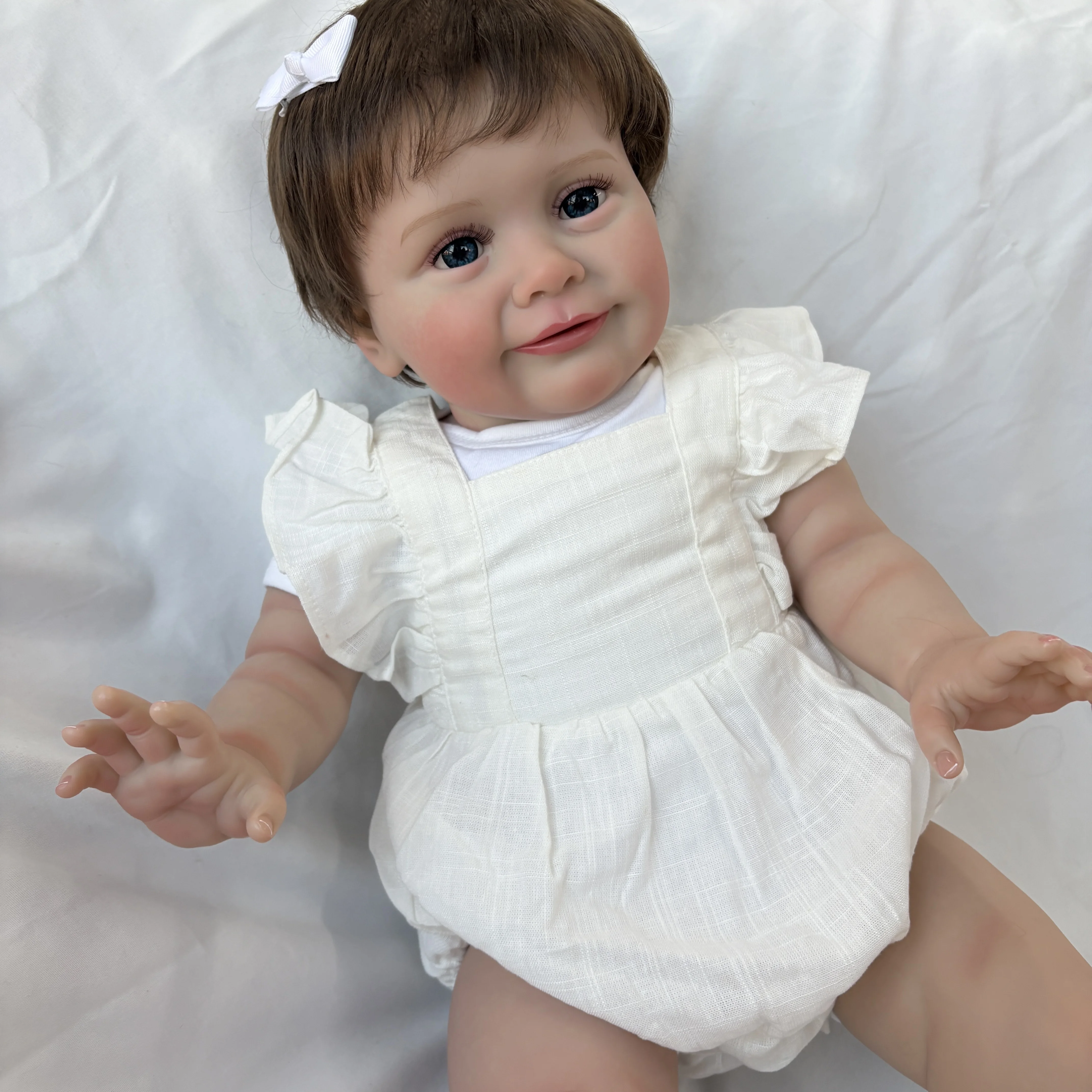 

Кукла-реборн Zoe, 26 дюймов, огромная, для девочек, с покраской Genesis, 3D-покровом, реалистичной кожей с видимыми венами, как живая