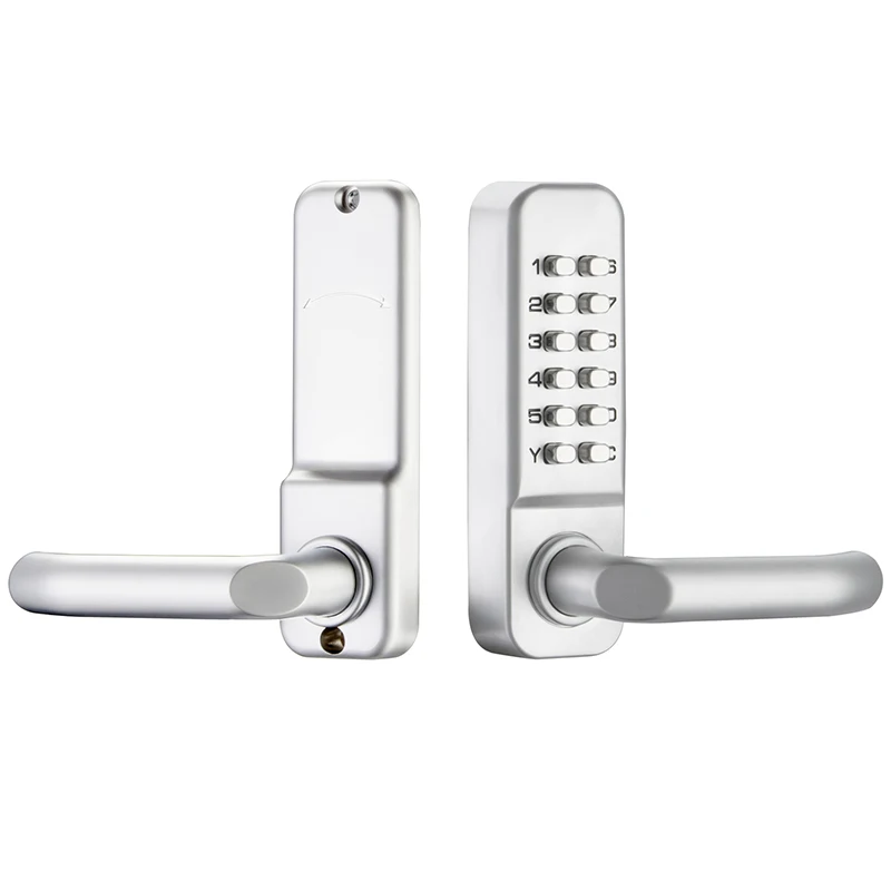 30mm Lock Mechanism Exterior Gate Lock Rainproof Digital Lock With Lever Handle Push button Combination Lock