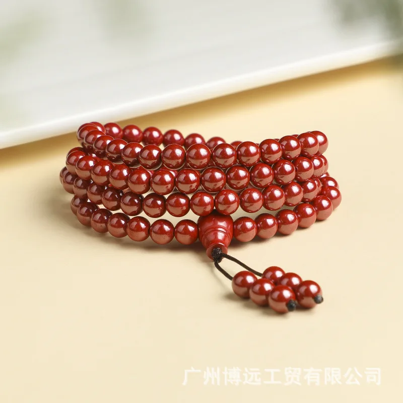 

Natural Imperial Sand 108 Buddhist Prayer Beads Men And Women Multi-Circle Bracelet Necklace