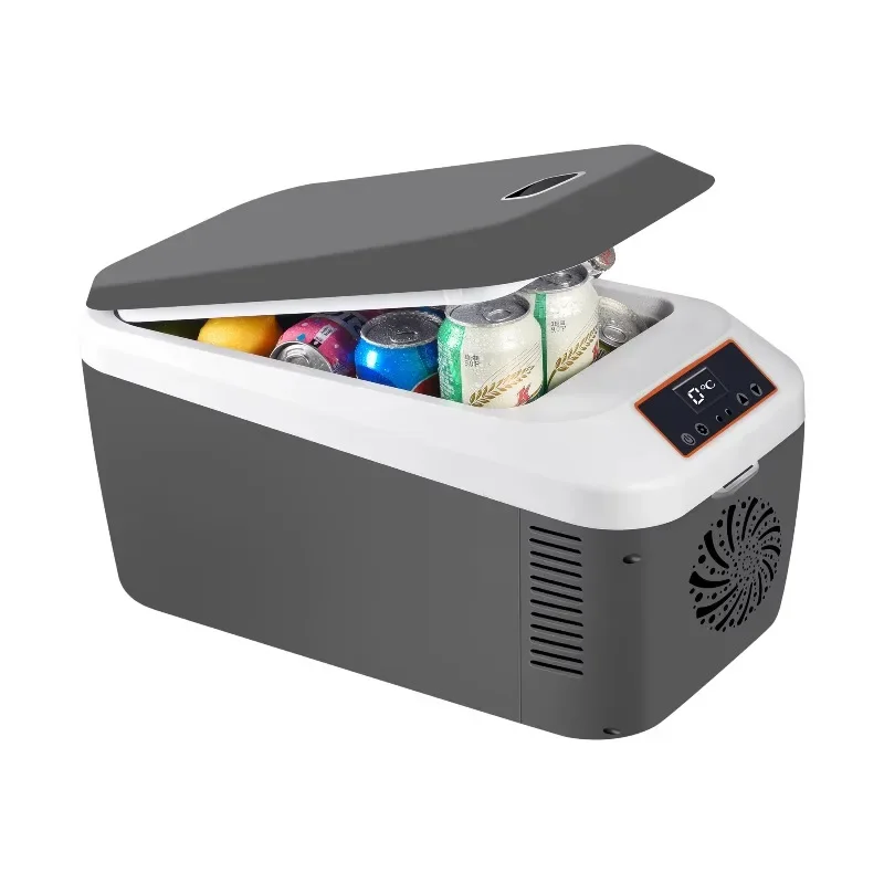 12L high-quality camping cooler outdoor mini refrigerator with digital display, suitable for both car and home use