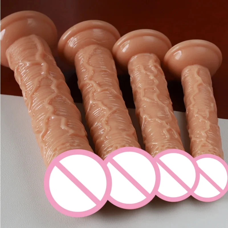 Mini Simulation Dildo with Suction Cup Female Realistic Penis for Women Masturbator Small Anal Plug Dick Adult Toys Cheap