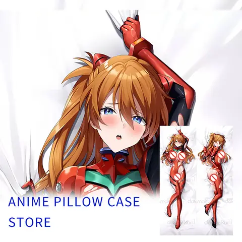 Eva Asuka Langley Dakimakura – taie d'oreiller imprimée Double face, taille réelle, pour le corps