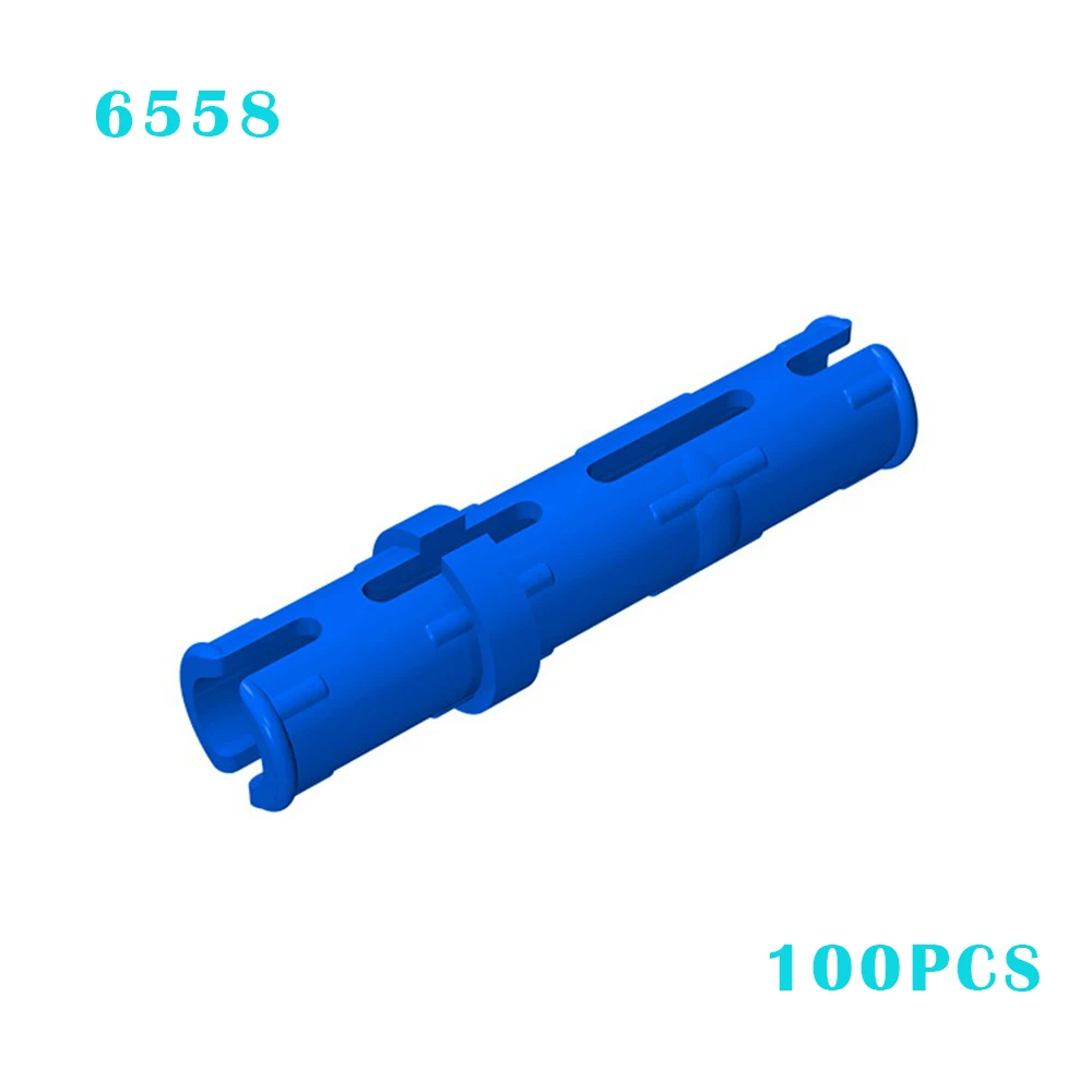 100pcs 6558 Pin 3L with Friction Ridges Bricks Toys For Technical MOC Buildings Blocks Compatible High-Tech DIY Christmas Gifts