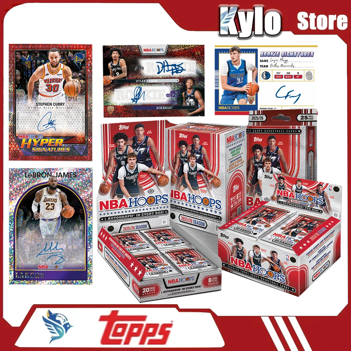 

2025-26 Topps Hoops NBA Basketball Series Jumbo And Value Version Sports Trading Card Collection Cards Designer Surprise Gift
