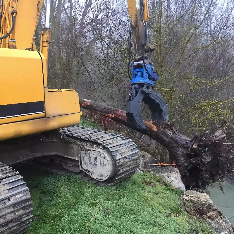 

Free Accessories Hydraulic Grapple 5-10Ton Excavator Attachment Log Grab Steel Scrap Wood Rock Stone Grapple