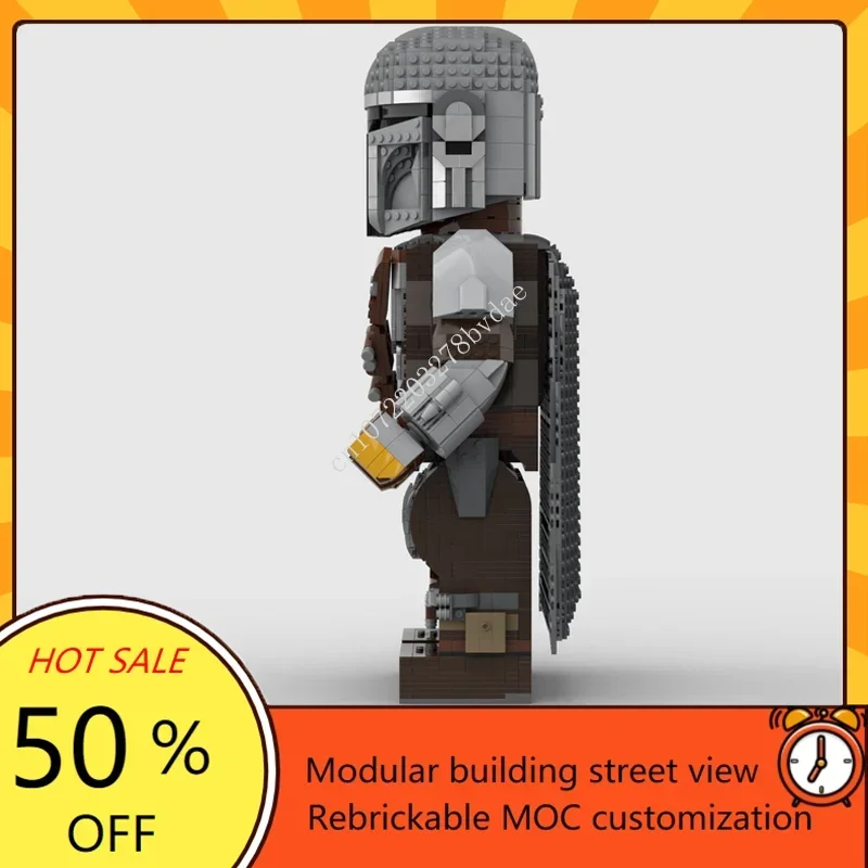 MOC Space Battle Series Mega Figure Model Technology DIY Creative Custom Puzzle Assembly Toys Kids Gifts