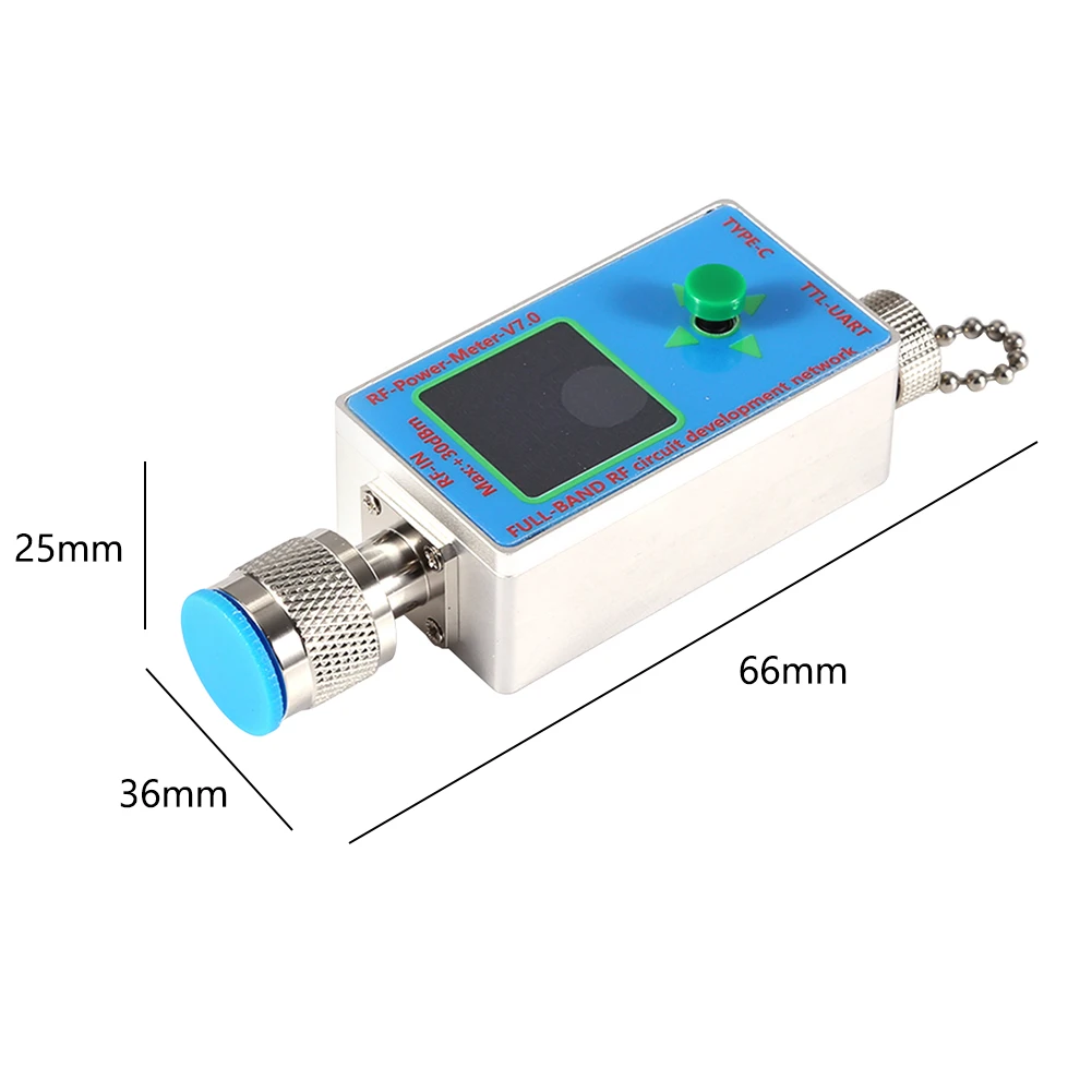 V7.0 RF السلطة متر 10Ghz كاشف الطاقة N-نوع موصل RF السلطة متر مجموعة USB-C ميناء RF قياس الطاقة