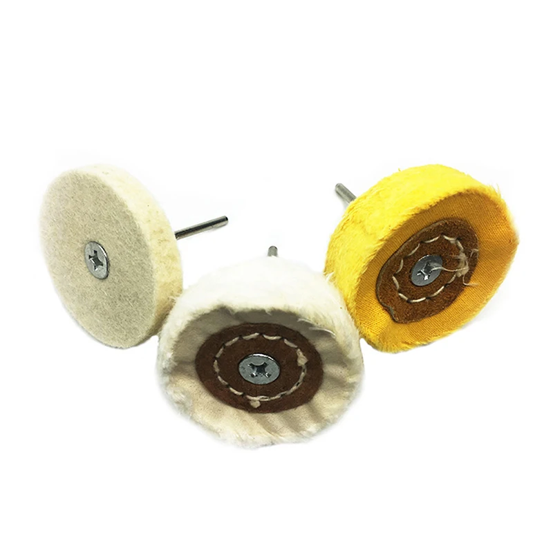 50mm Polishing Cloth Wheel Buffing Wheel Gold Silver Jewelry Mirror Polish Pad For Grinder Power Tool Accessories