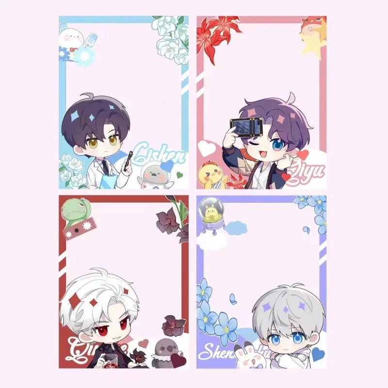 

Square Photo Frame Design Game Love and Deep Space Q Version Role Playing Acrylic Transparent Card Photography Check in Gift