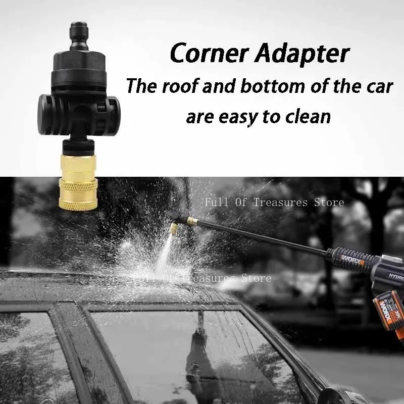 Original Car Wash Machine Accessories Suitable for WORX Car Washing Soap Dispenser Rotating Nozzle Cars Cleaning Accessories