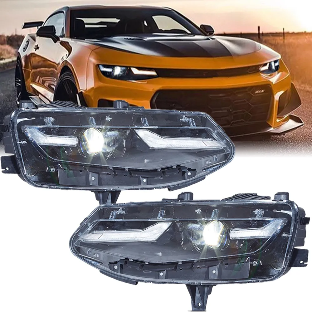 

Car Led Headlights For Chevrolet Camaro 2020 2021 2022 2023 2024 Accessories Chevy Camaro Modified Front Led Lights Assembly