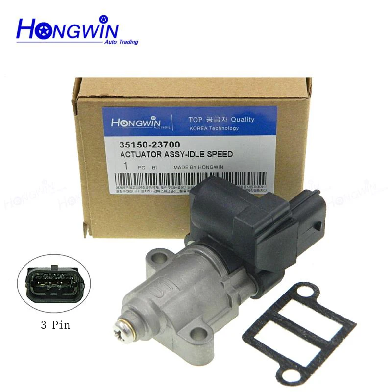 Zawór IAC kontroli biegu jałowego dla H-YUNDAI KIA Elantra Tiburon Tucson 35150-23700 35150-23900 3515023900 3515023700