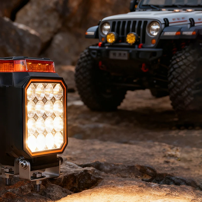 

36W LED work light, heavy-duty mechanical engineering vehicle spotlight floodlight, suitable for trucks, SUVs, four-wheel drive