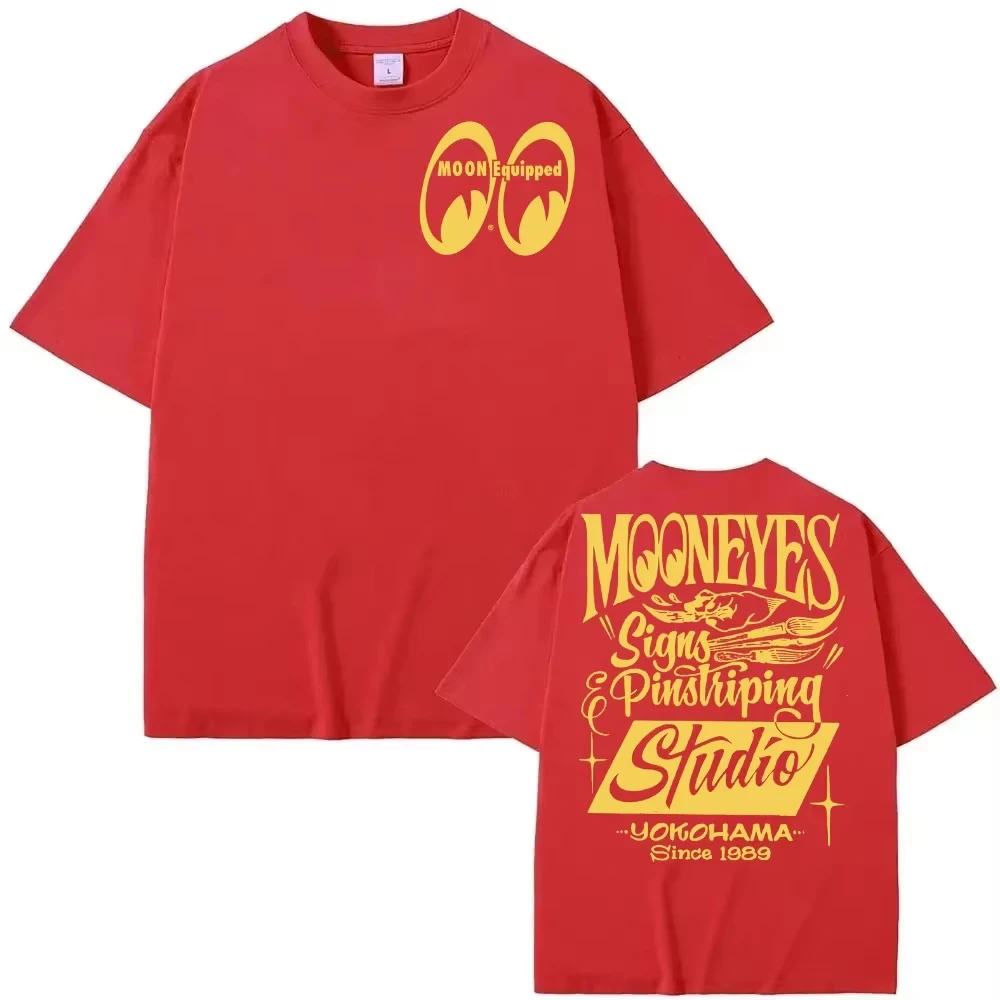 Herren Mooneyes Moon Equipped Speed T-Shirts Grafik Streetwear S-3X LAmazing Tees Herren T-Shirt Lässiges Oversize Damen T-Shirt – Detail 7