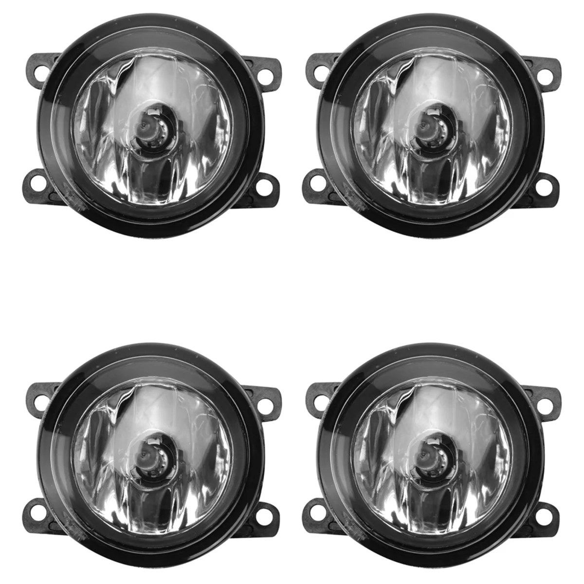 

2 Pair for Ford Explorer 11-15 Focus 08-14 Mustang 05-14 Ranger 05-11 Front Bumper Fog Light Lamp Front Driving Light