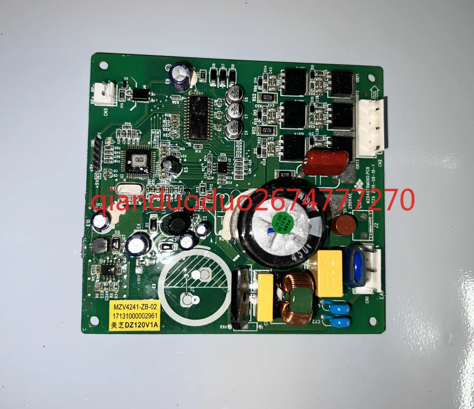 

Подходит для платы преобразования частоты холодильника Midea DZ120V1A. 17131000002961 MZV4241-ZB-02