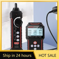 Noyafa NF-8209S LCD 네트워크 케이블 테스터 와이어 트래커, PoECurrent 길이 케이블, RJ45 케이블 트래커, 다기능 테스터 도구, 신제품