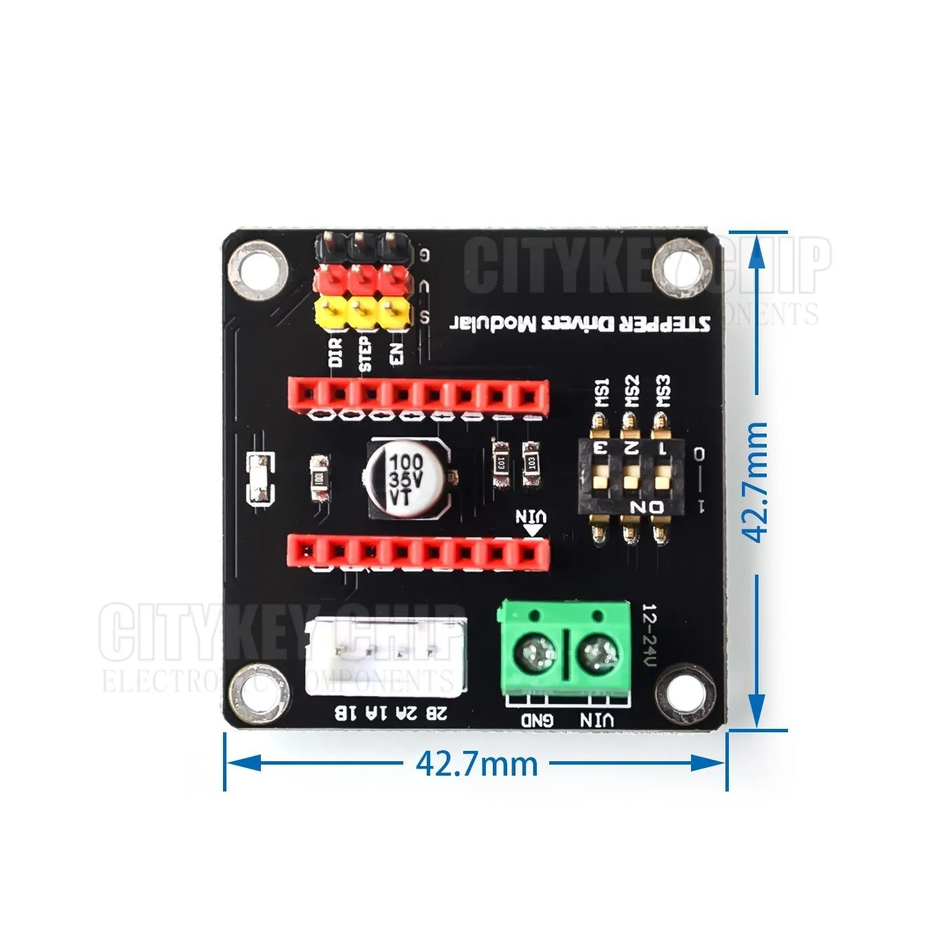 10PCS/LOT 42 Stepper Motor Driver Expansion Board DRV8825 A4988 3D Printer Control Shield Module For Arduino UNO R3 Ramps1.4 DIY