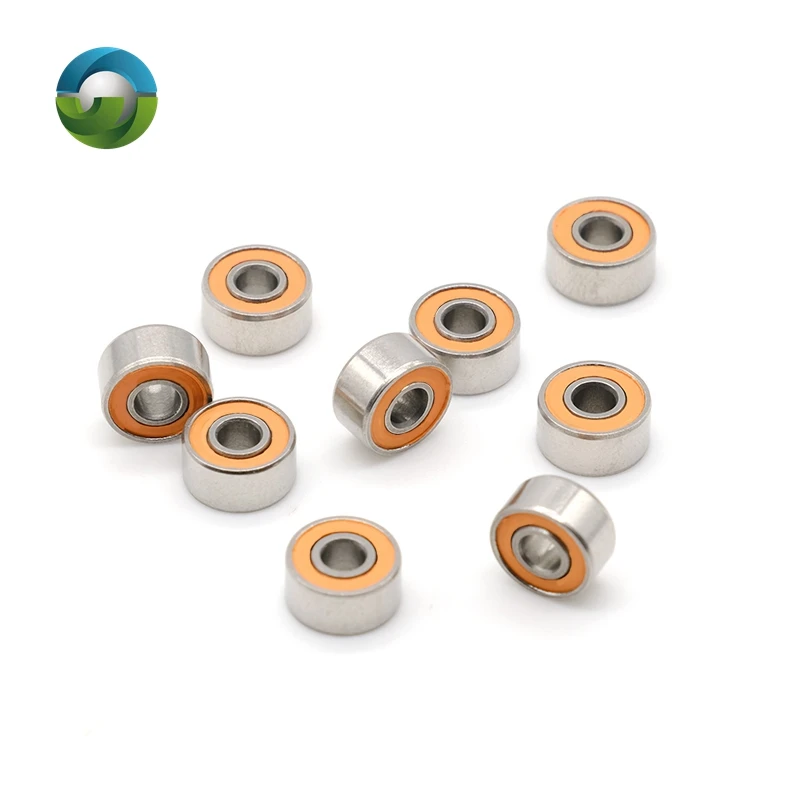 2Pcs S693RS CB 3x8x4 mm ABEC-7 Stainless Steel Hybrid Ceramic Bearings Without Grease Fast Turning Fishing Reel Bearings