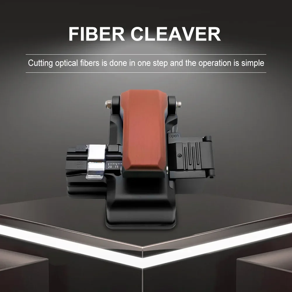 

4-in-1 Automatic Fiber Cleaver High Precision One-Step FTTH Fiber Optic Cutting Knife Fixed Fixture