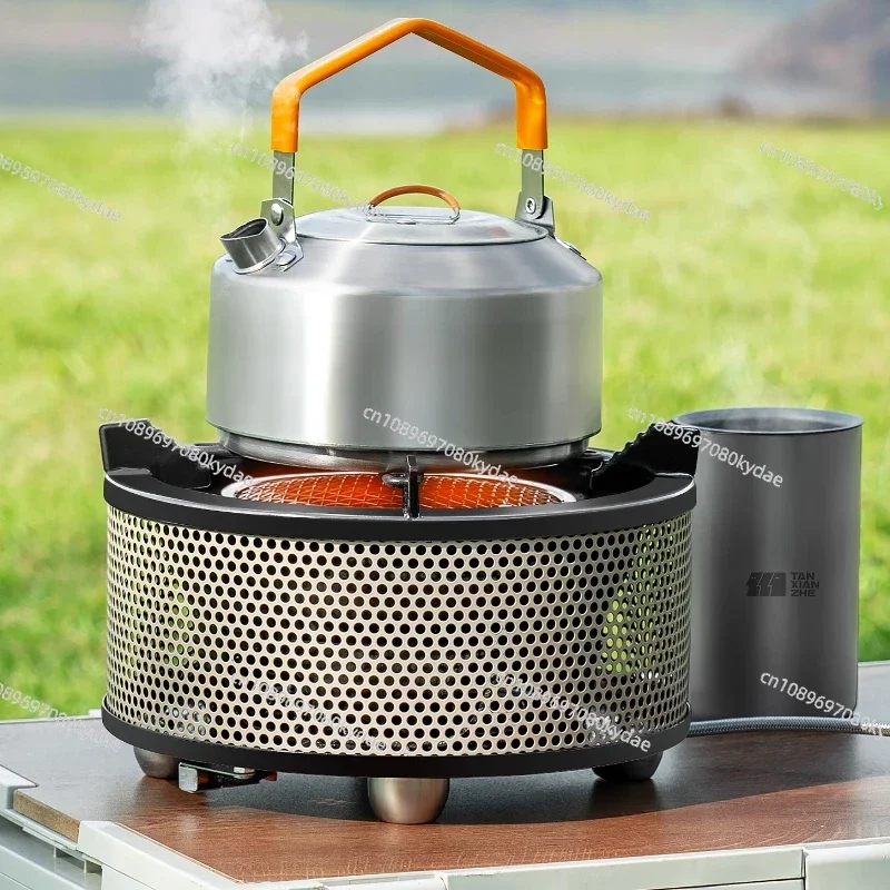 Outdoor Stove Tea Stove Portable Camping And Picnic Equipment Complete Set Of Split Type Cooking Utensils