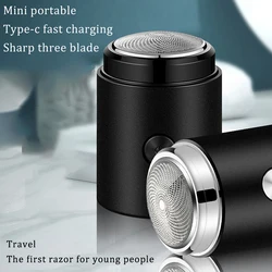 Mini rasoir électrique portable pour hommes, rasoir de voyage, taille de poche, rasoir à barbe extérieur